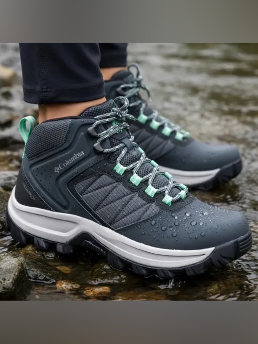 Columbia Women's Transverse Waterproof Lace-Up Lightweight Hiking Boots